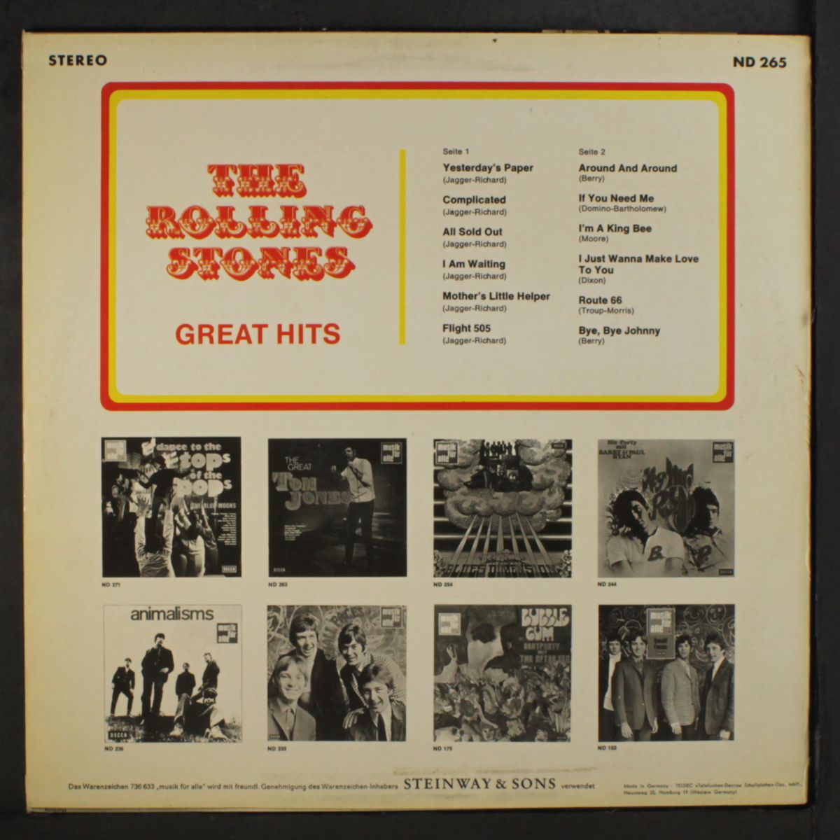 great hits by ROLLING STONES