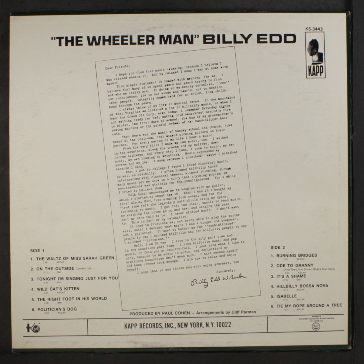 the wheeler man by BILLY EDD WHEELER