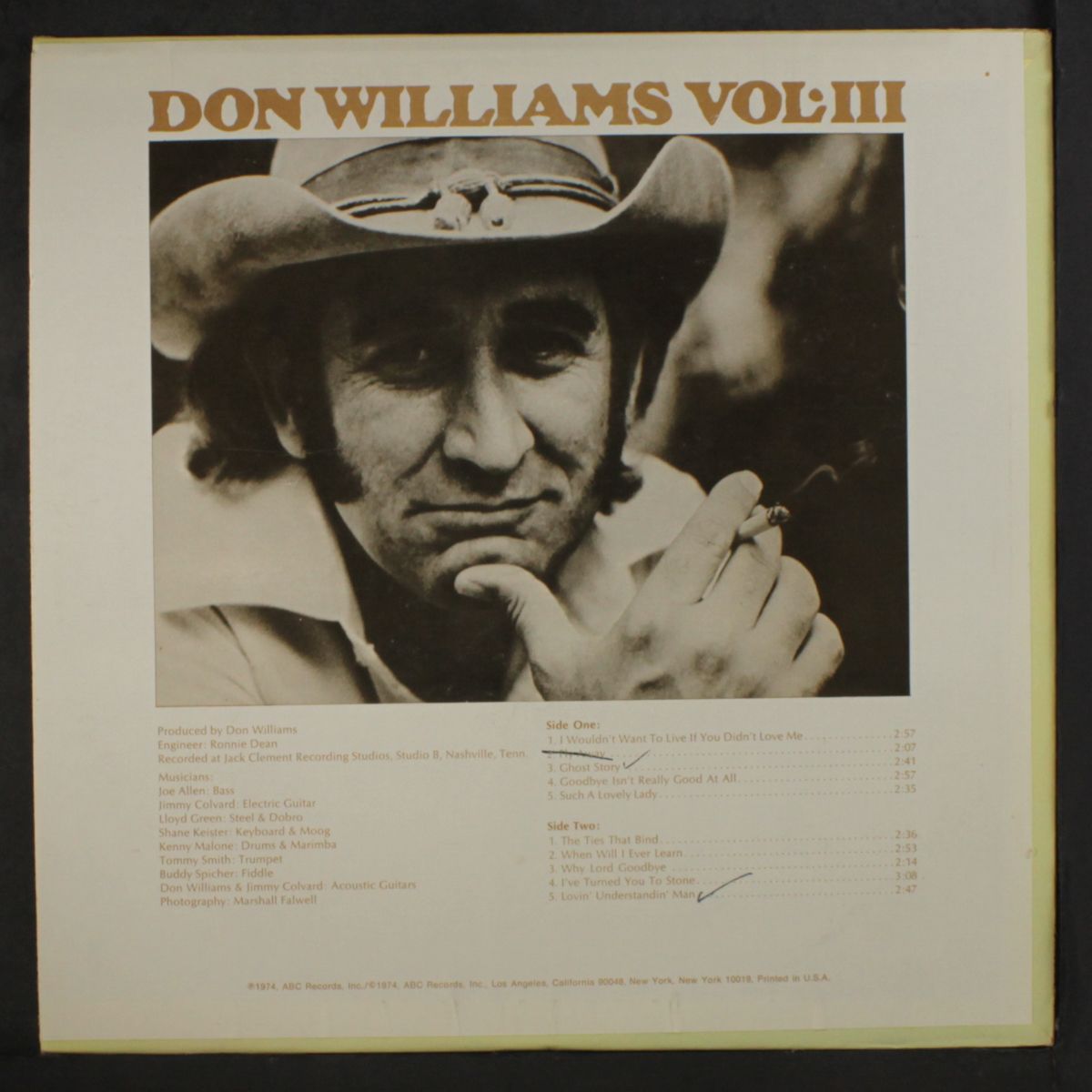 vol. 3 by DON WILLIAMS