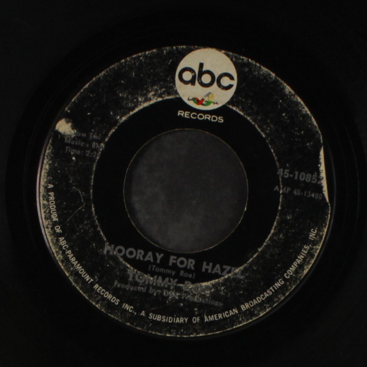 hooray for hazel / need your love by TOMMY ROE