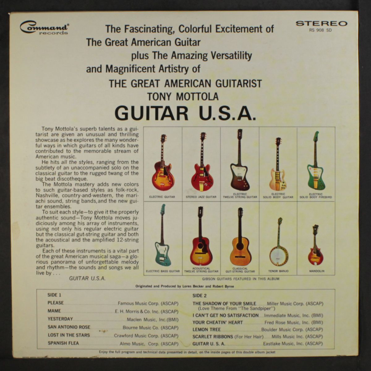 guitar u.s.a. by TONY MOTTOLA