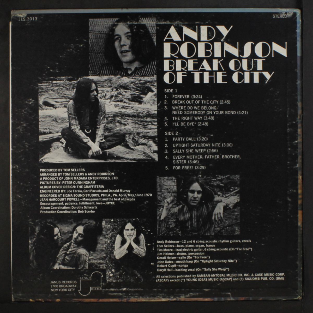 break out of the city by ANDY ROBINSON