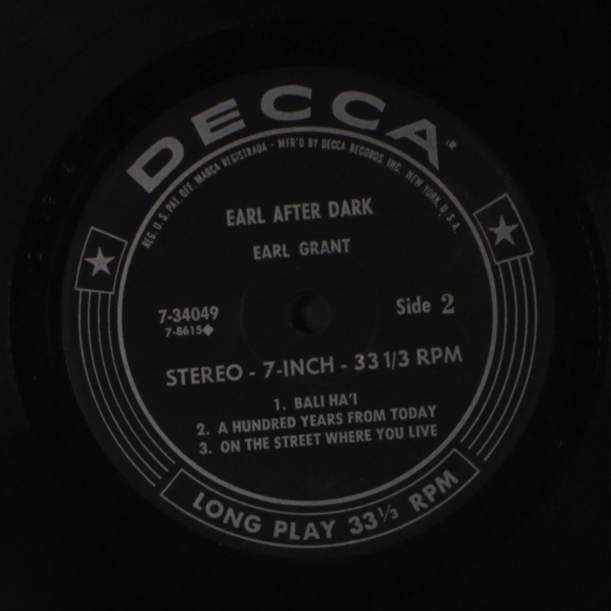 earl after dark by EARL GRANT