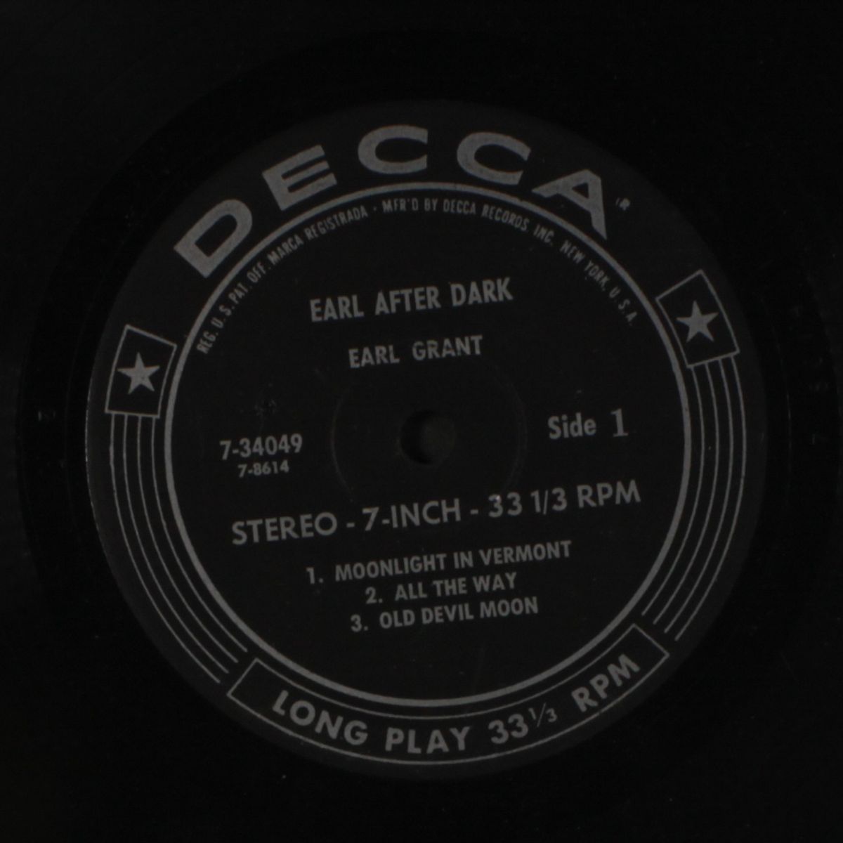 earl after dark by EARL GRANT