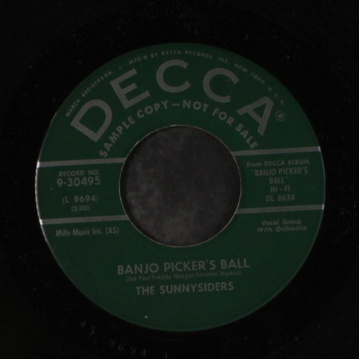 my home town / banjo picker's ball by SUNNYSIDERS