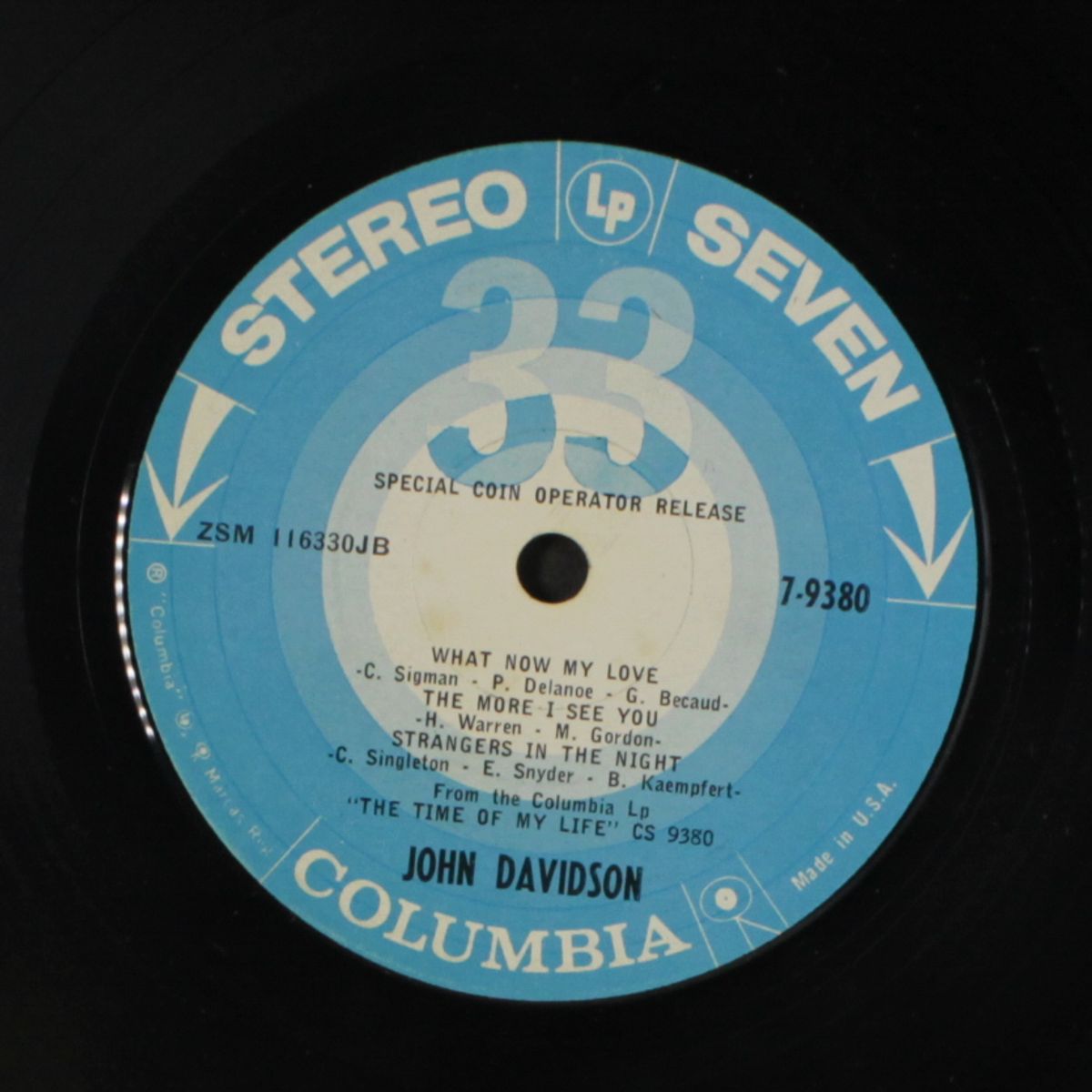 the time of my life by JOHN DAVIDSON