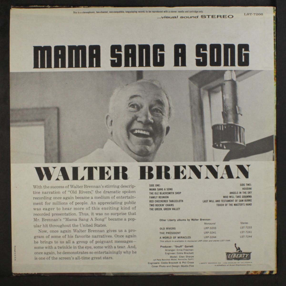 mama sang a song by WALTER BRENNAN