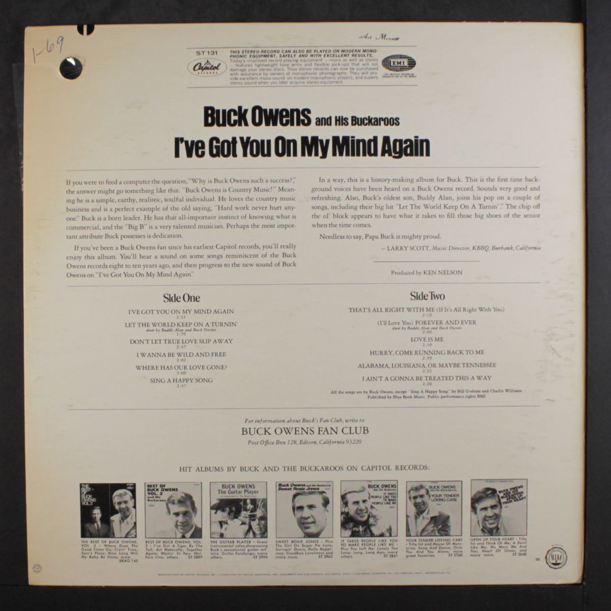 i've got you on my mind again by BUCK OWENS