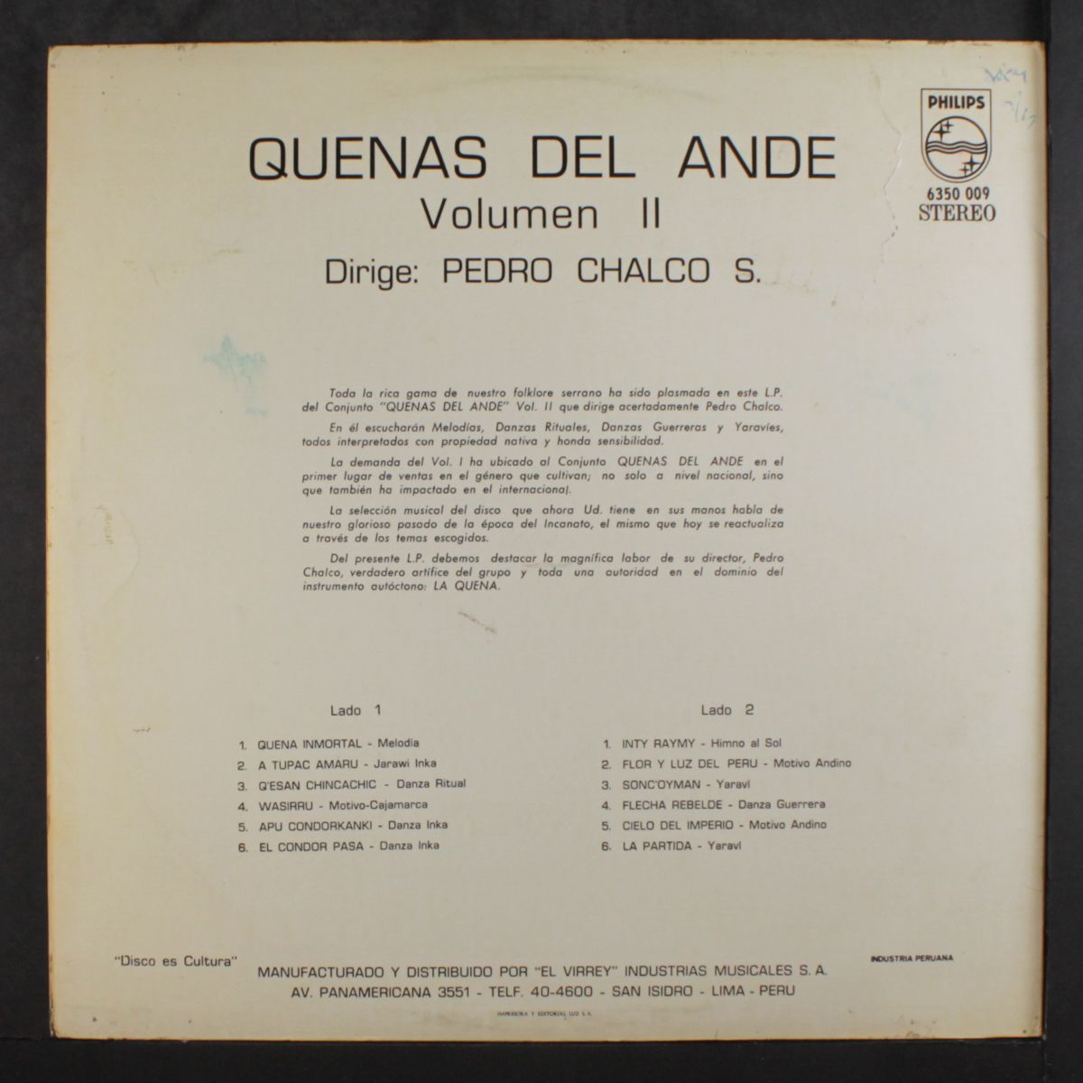 quenas del ande, vol. 2 by PEDRO CHALCO