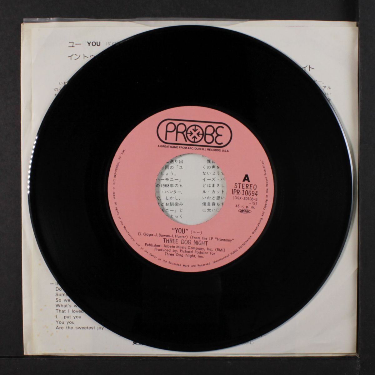 you / into my life by THREE DOG NIGHT