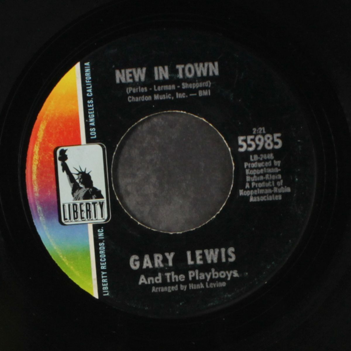 jill / new in town by GARY LEWIS