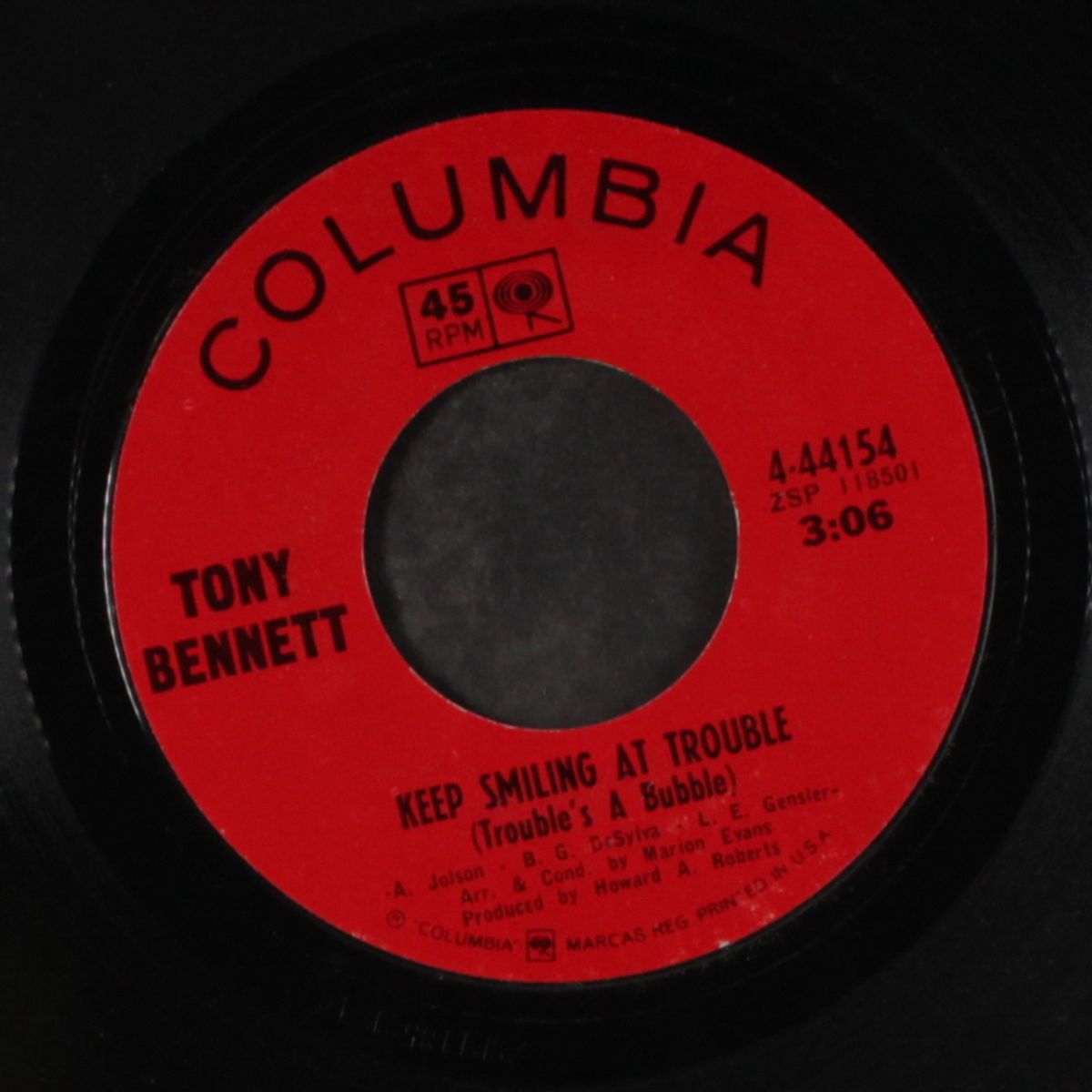 days of love / keep smiling at trouble by TONY BENNETT
