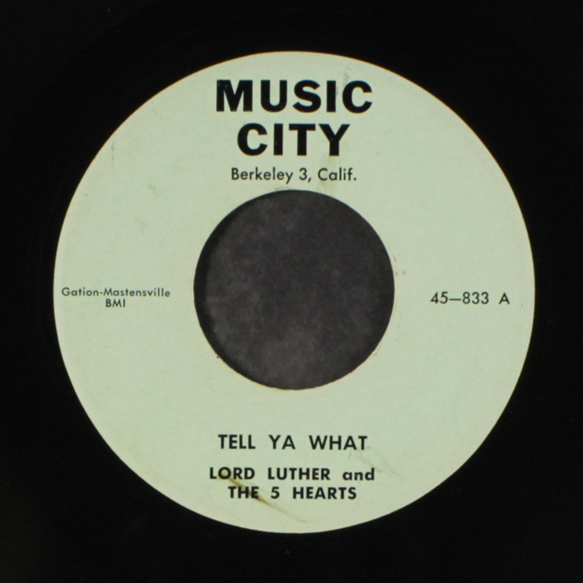 tell ya what / tremble by LORD LUTHER & 5 HEARTS