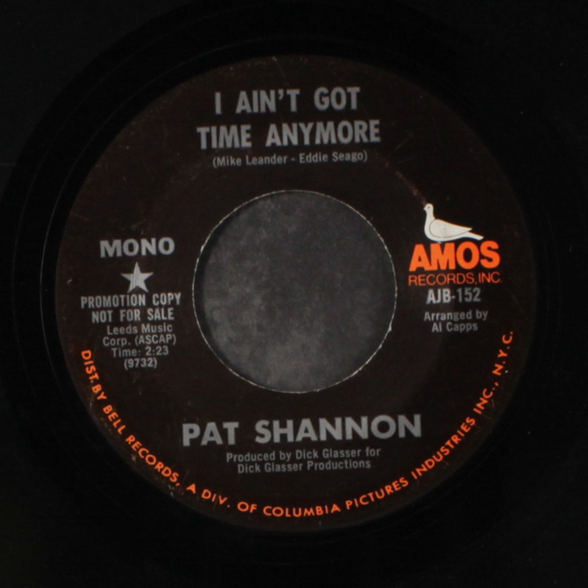 i ain't got time anymore / mono by PAT SHANNON