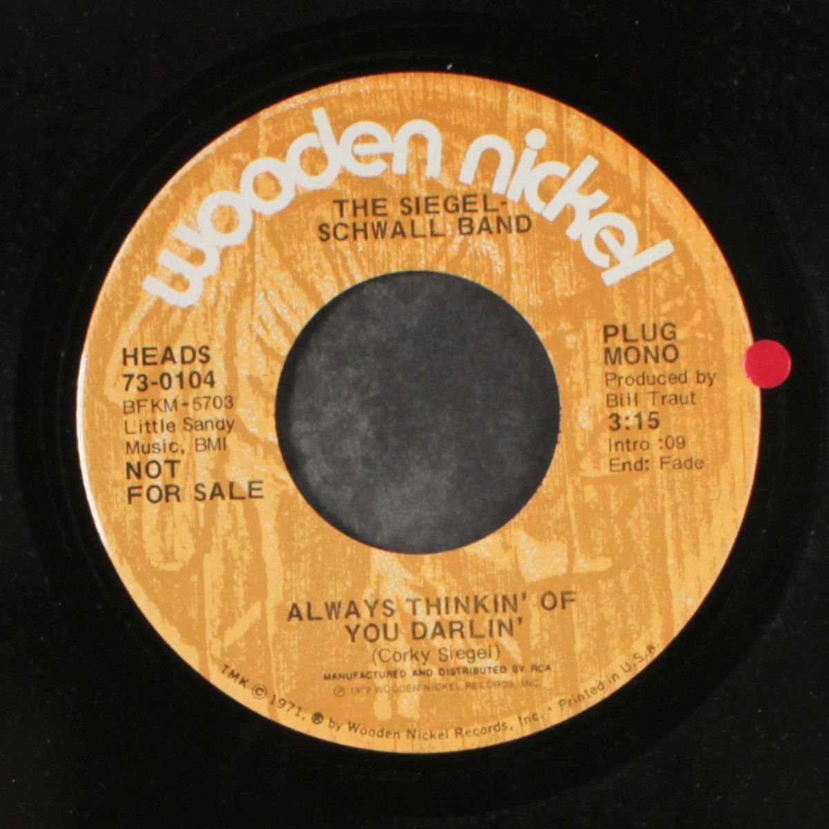 always thinkin' of you darlin' / sleepy hollow by SIEGEL-SCHWALL BAND