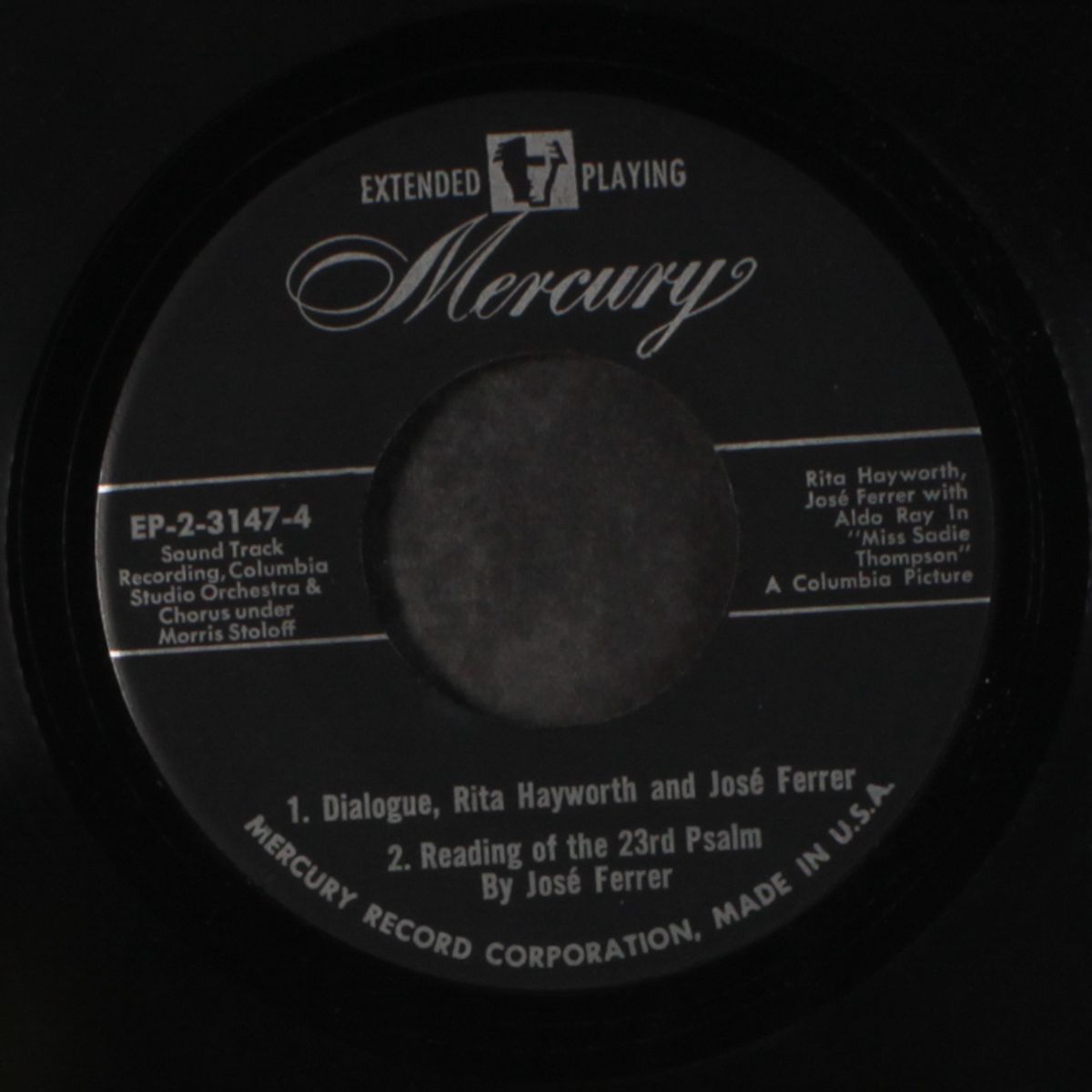 sadie thompson's song + 3 by RITA HAYWORTH