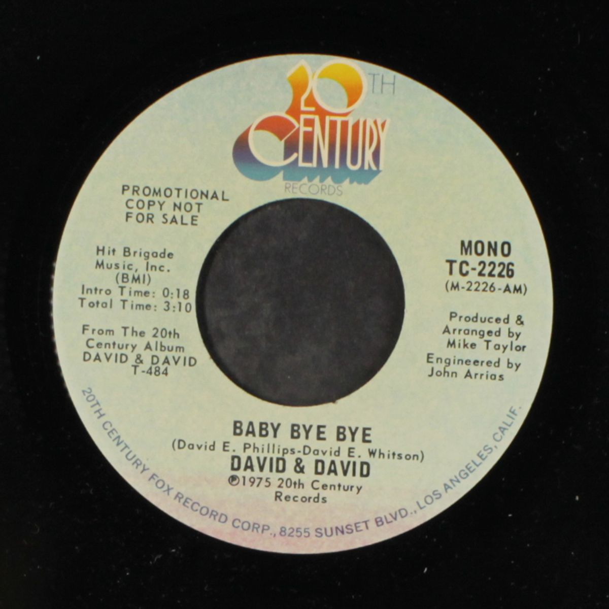 baby bye bye / mono by DAVID & DAVID