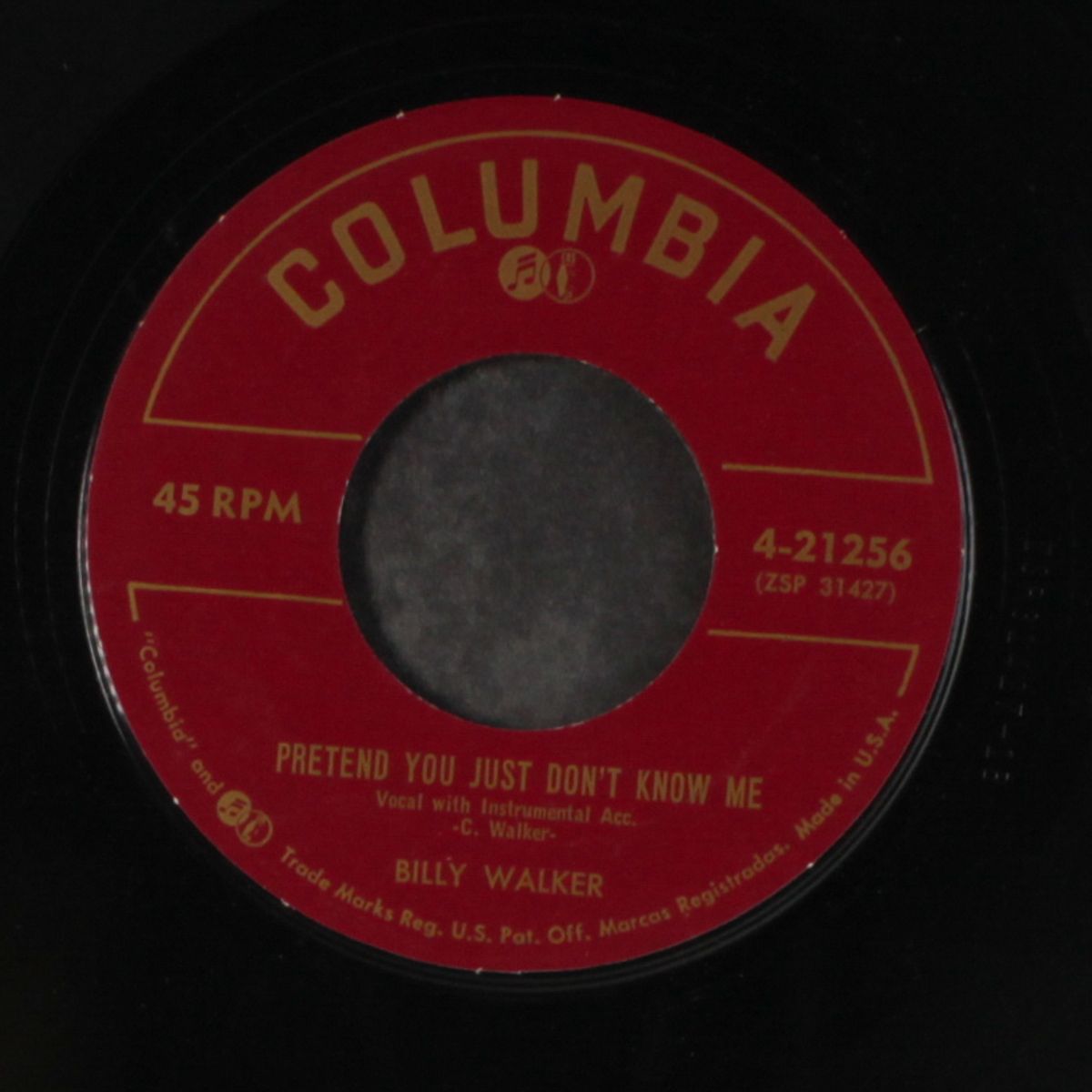 pretend you just don't know me / thank you for calling by BILLY WALKER