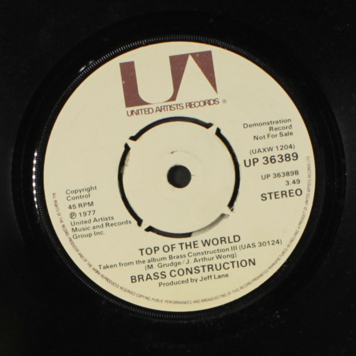 celebrate / top of the world by BRASS CONSTRUCTION