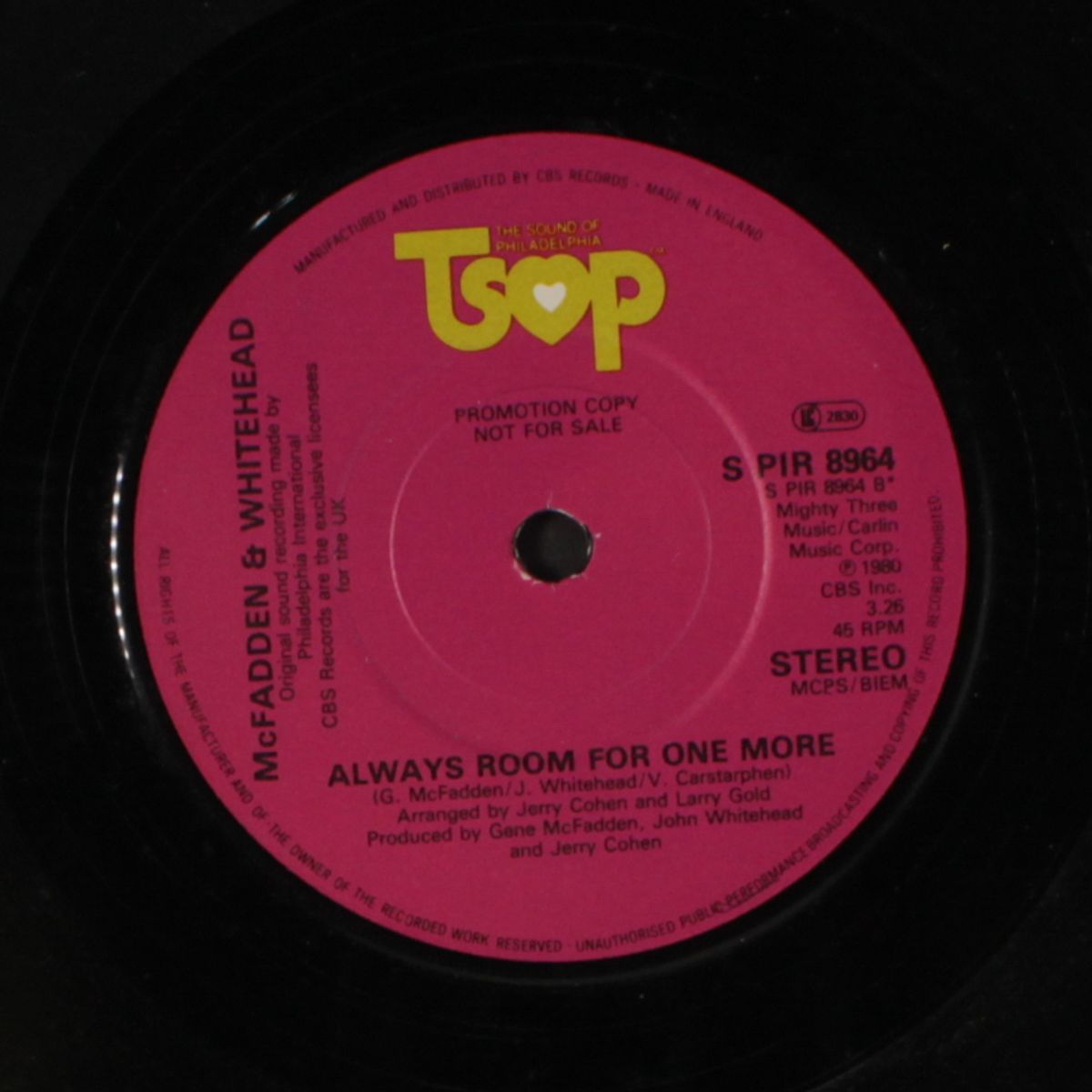i heard it in a love song / always room for one more by MCFADDEN & WHITEHEAD