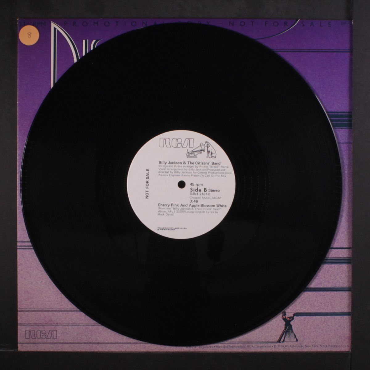 tenderly / cherry pink and apple blossom white by BILLY JACKSON & CITIZEN'S BAND