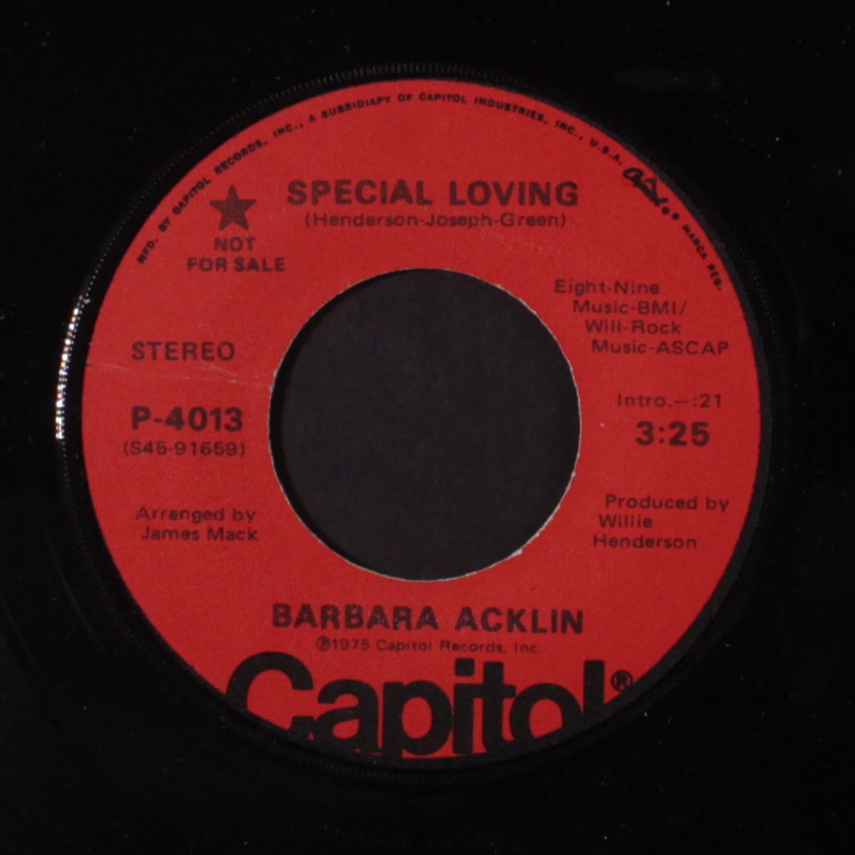 special loving / mono by BARBARA ACKLIN