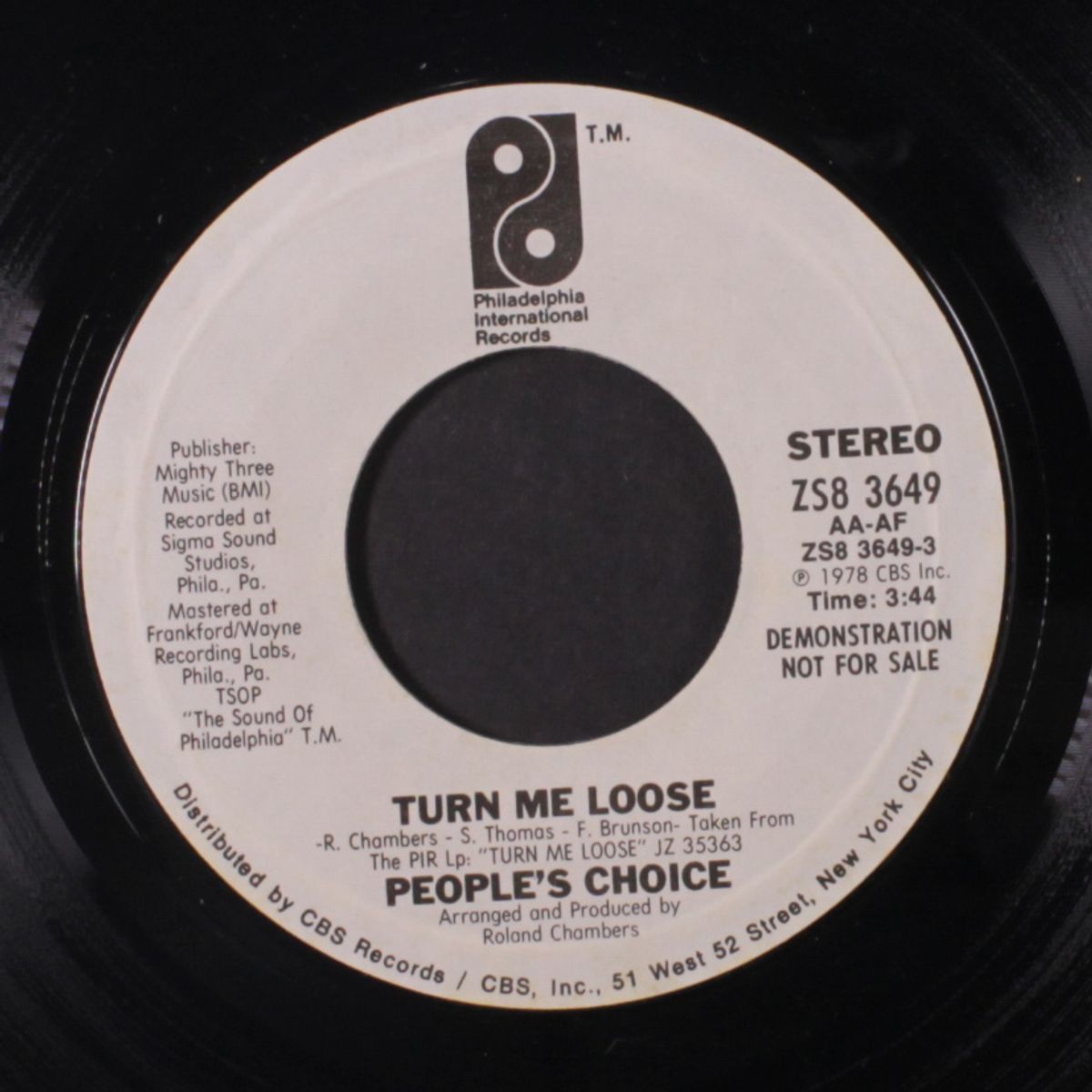 turn me loose / mono by PEOPLE'S CHOICE