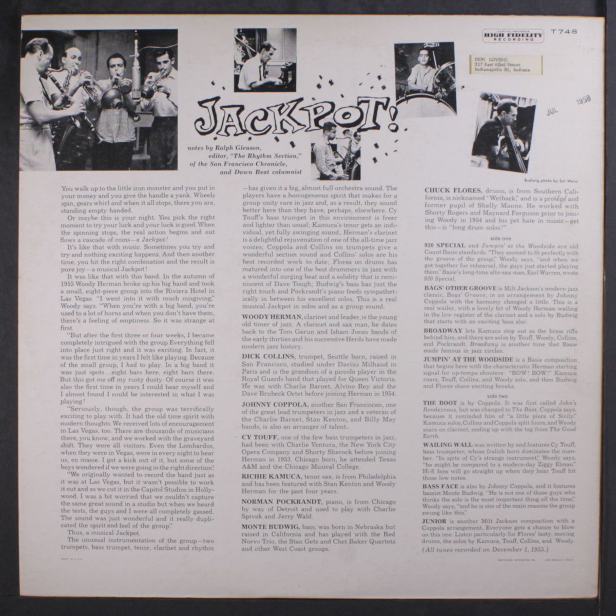 jackpot! by WOODY HERMAN