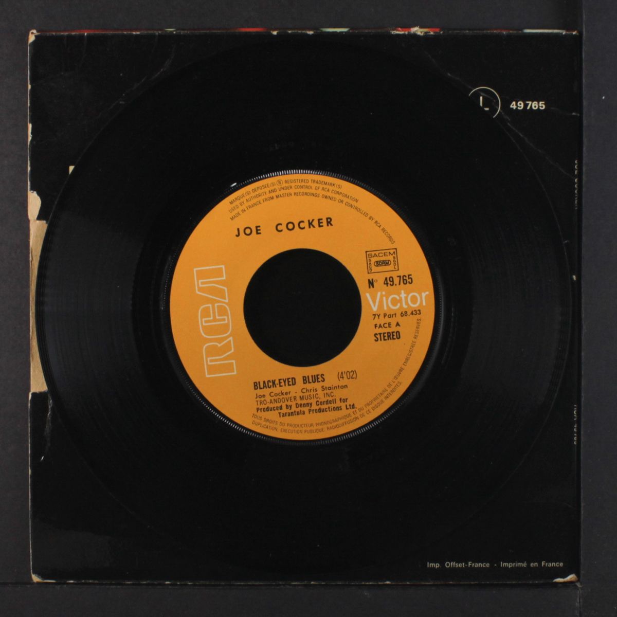 high time we went / black-eyed blues by JOE COCKER