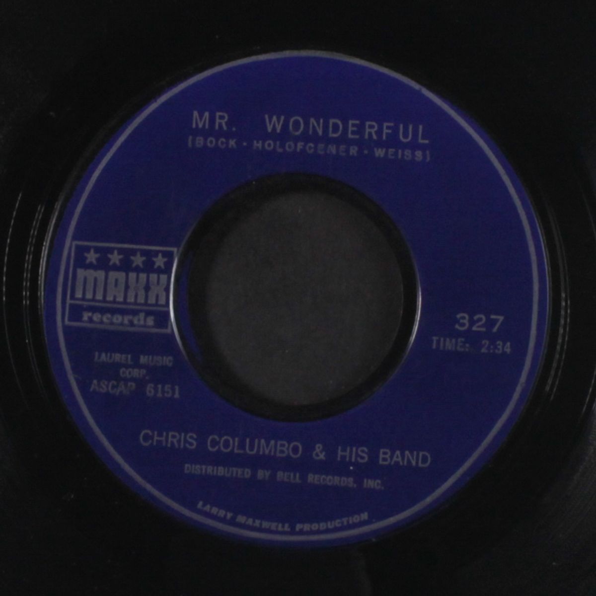 mr. wonderful / i can't stop loving you by CHRIS COLUMBO