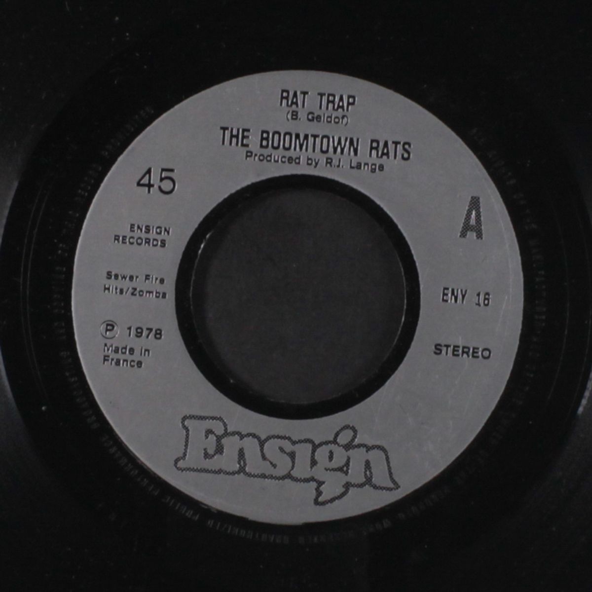 rat trap by BOOMTOWN RATS