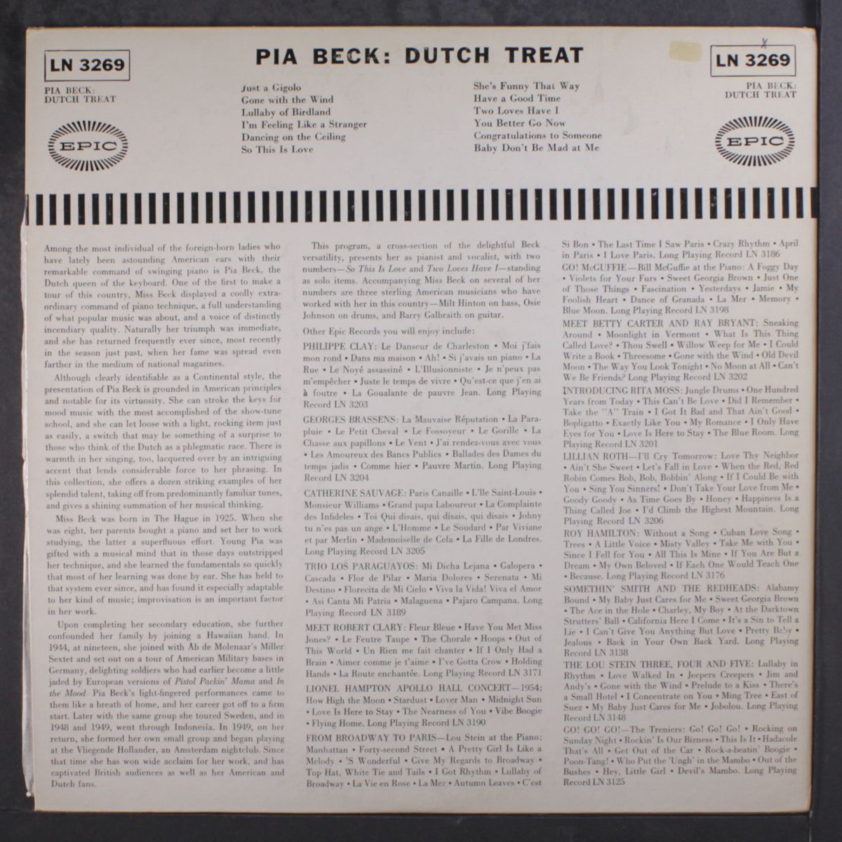 dutch treat by PIA BECK