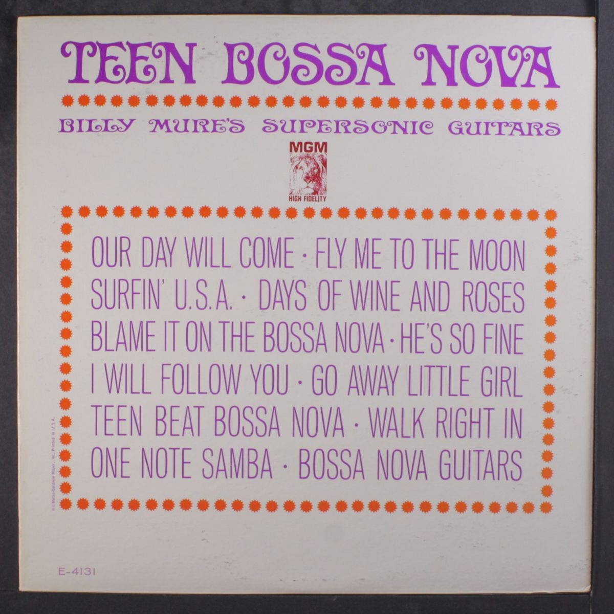 teen bossa nova by BILLY MURE