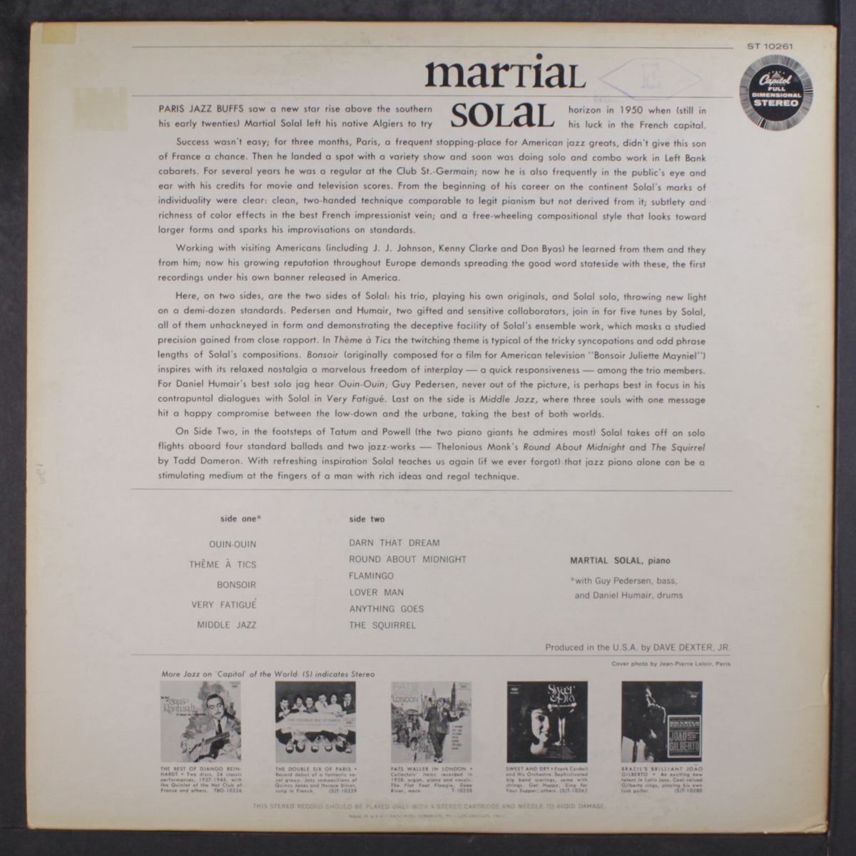 martial solal by MARTIAL SOLAL