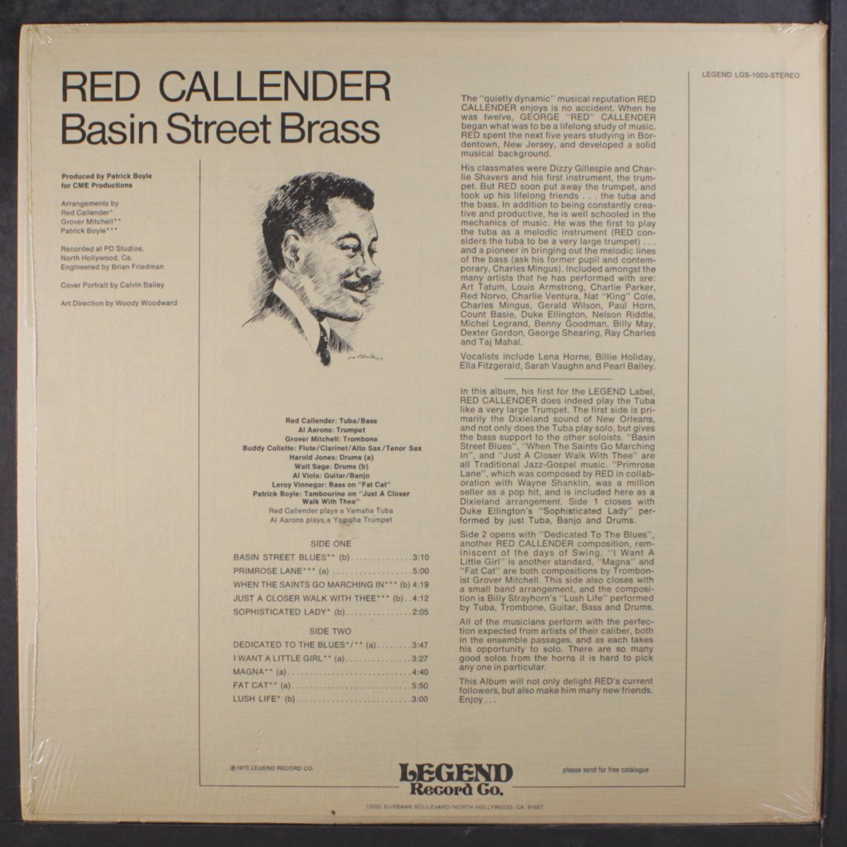 basin street brass by RED CALLENDER