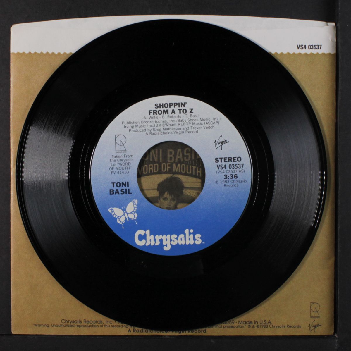 shoppin' from a to z / time after time by TONI BASIL