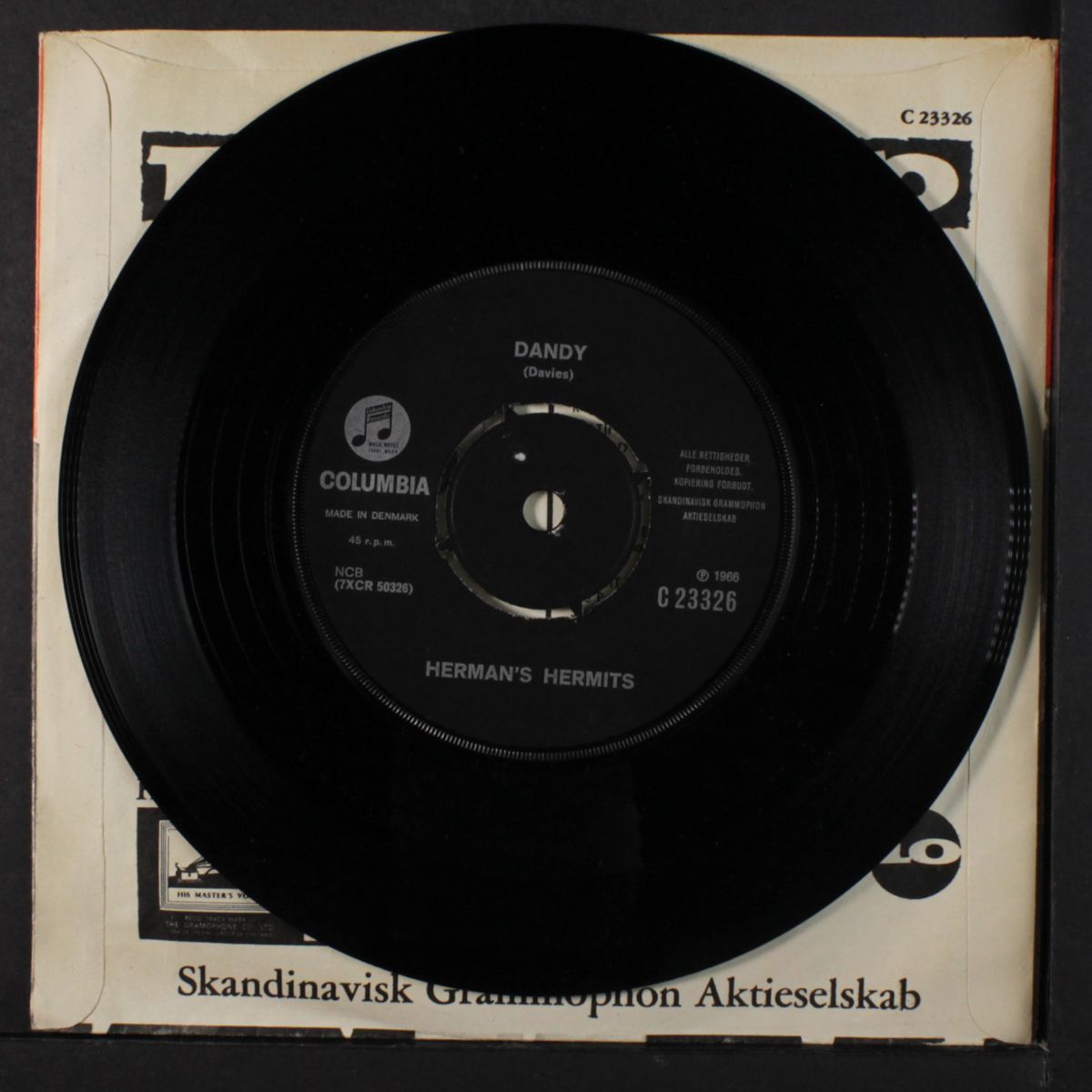 dandy / hold on by HERMAN'S HERMITS