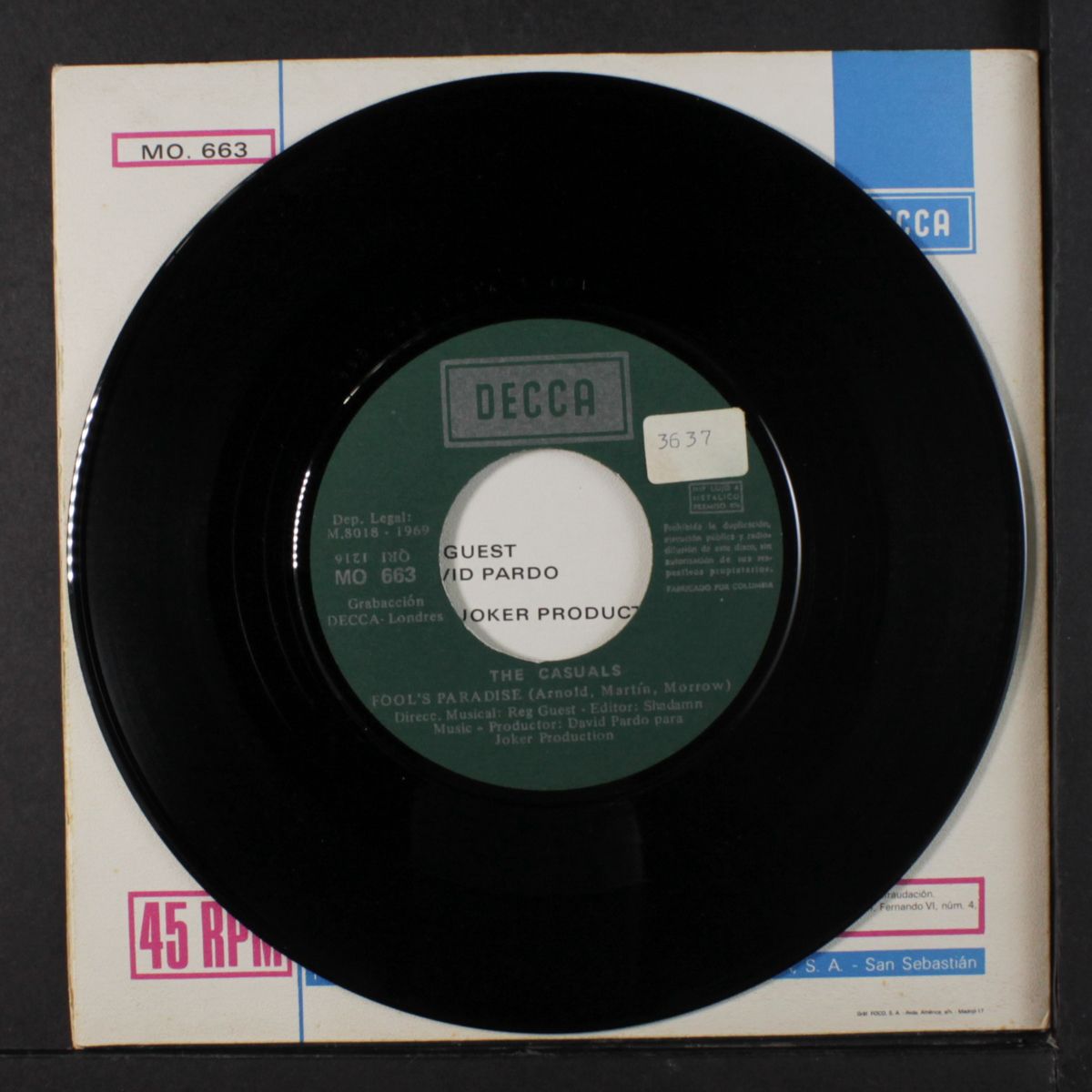 fool's paradise / seven times seven by CASUALS