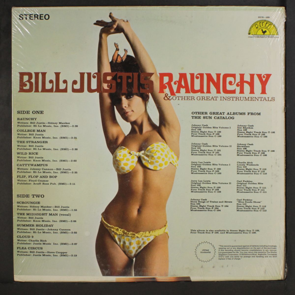 raunchy & other great instrumentals by BILL JUSTIS