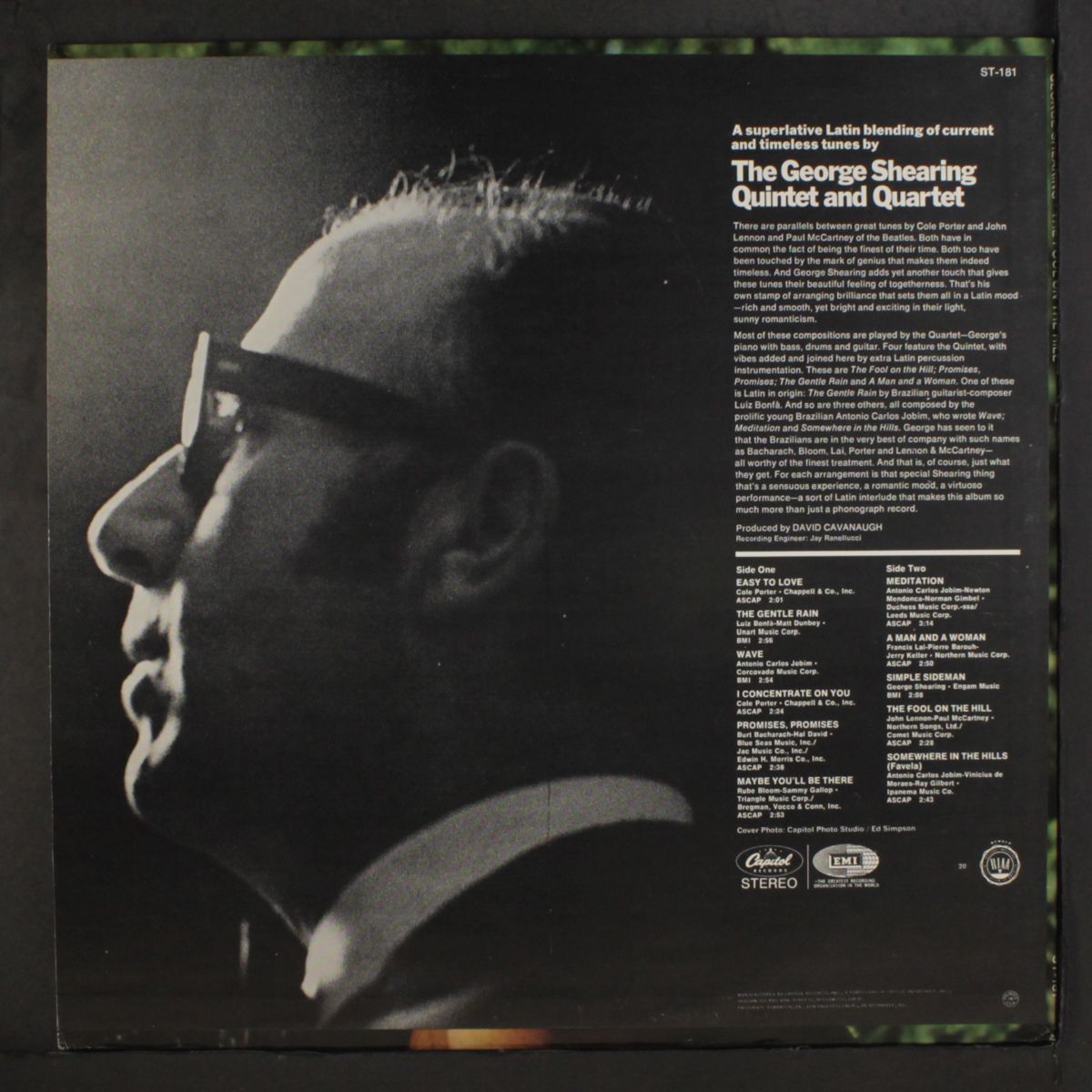 the fool on the hill by GEORGE SHEARING
