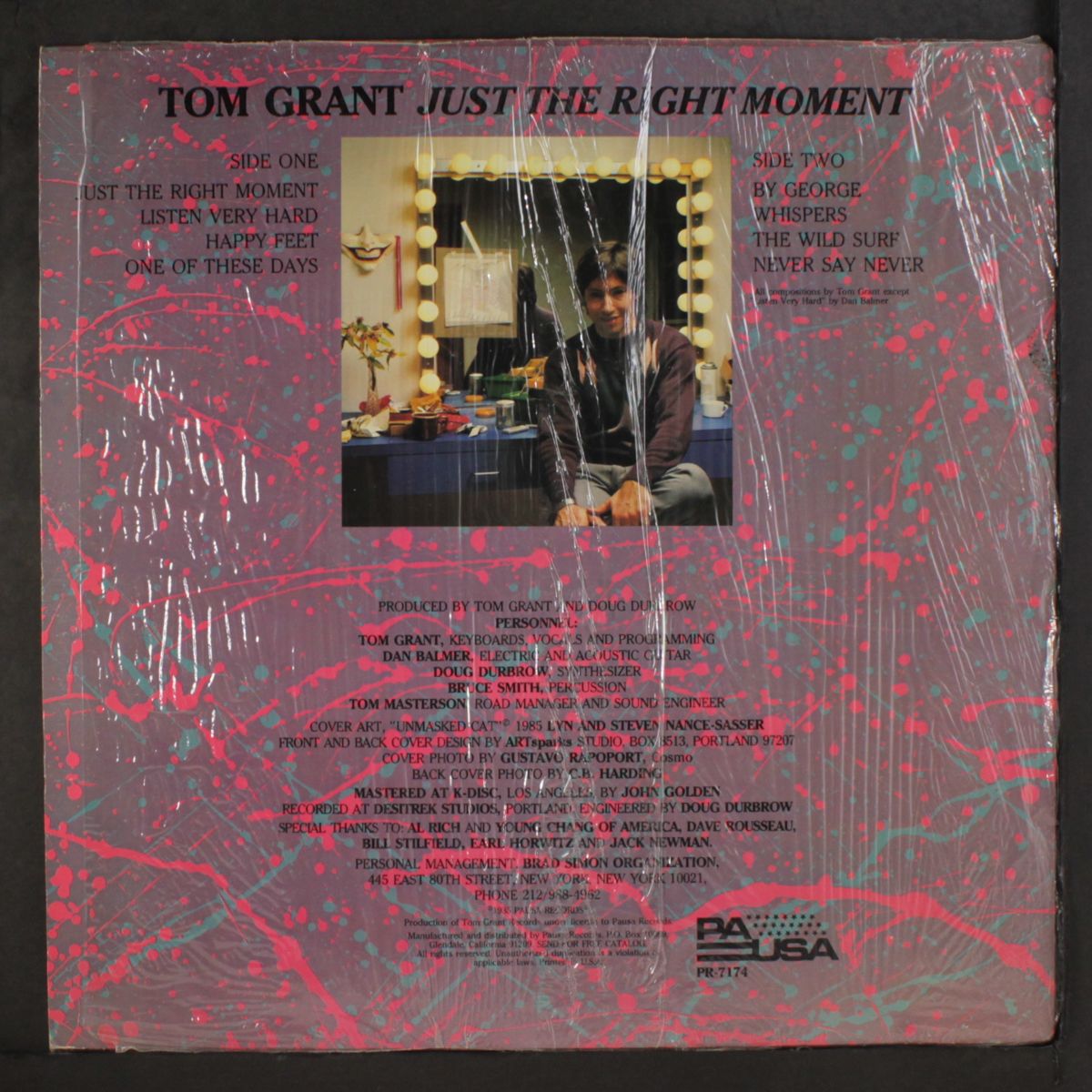 just the right moment by TOM GRANT