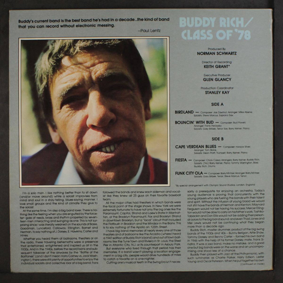 class of '78 by BUDDY RICH