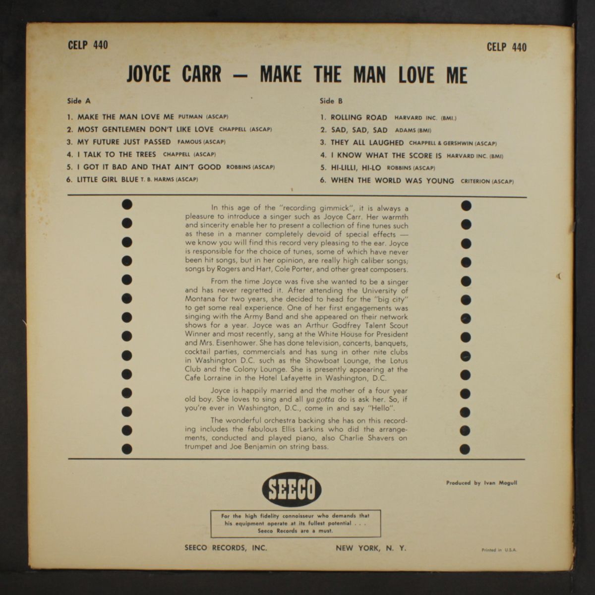 make the man love me by JOYCE CARR