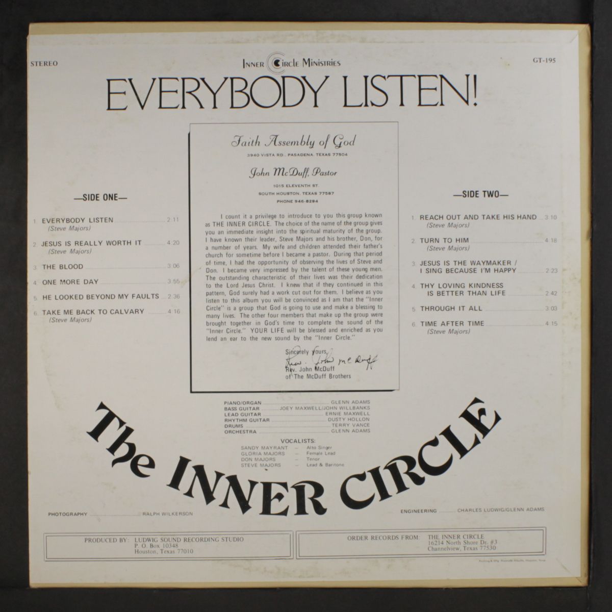 everybody listen by INNER CIRCLE