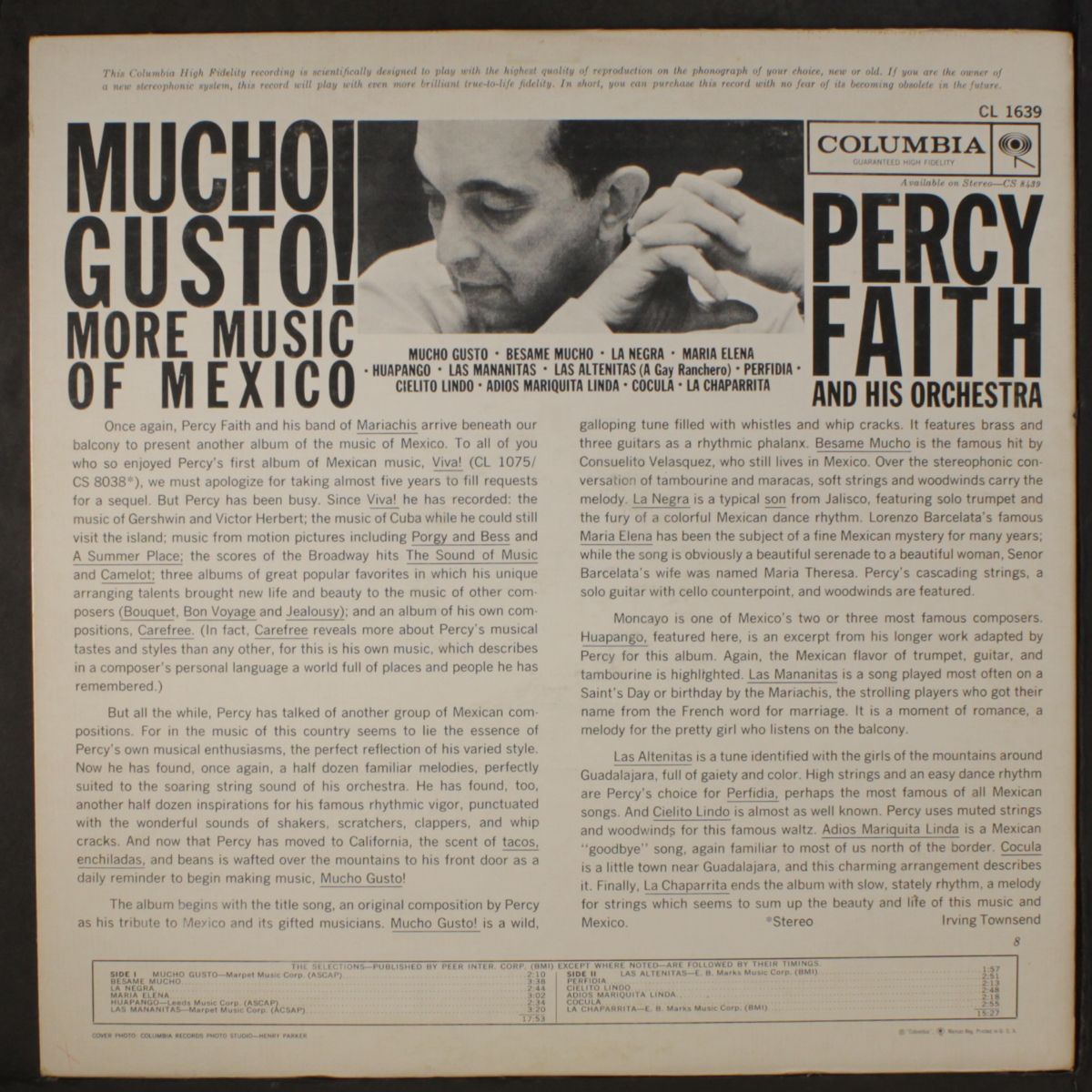 mucho gusto! by PERCY FAITH