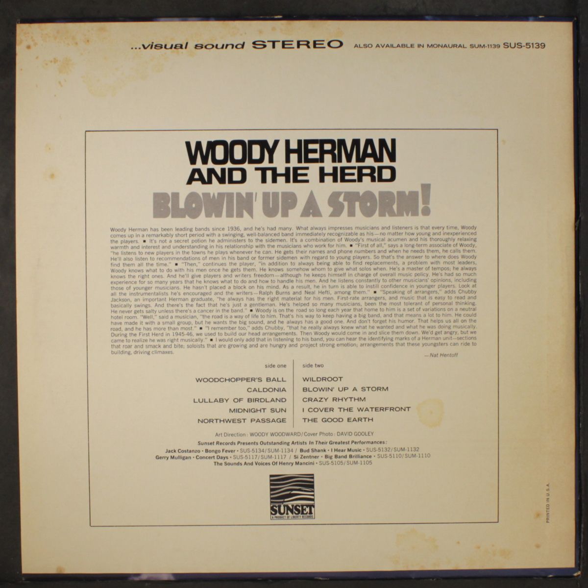 blowin' up a storm by WOODY HERMAN