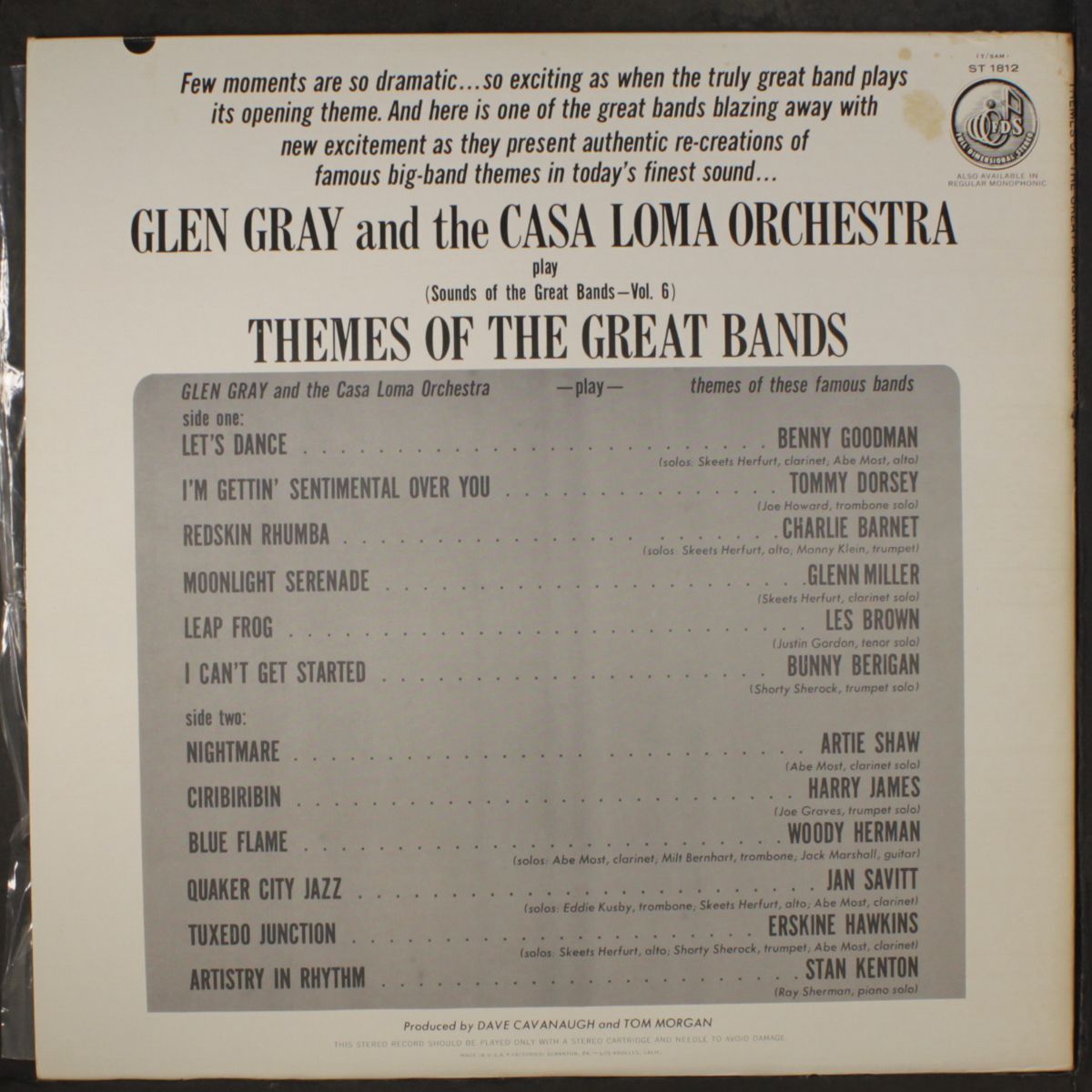 themes of the great bands, vol. 6 by GLEN GRAY