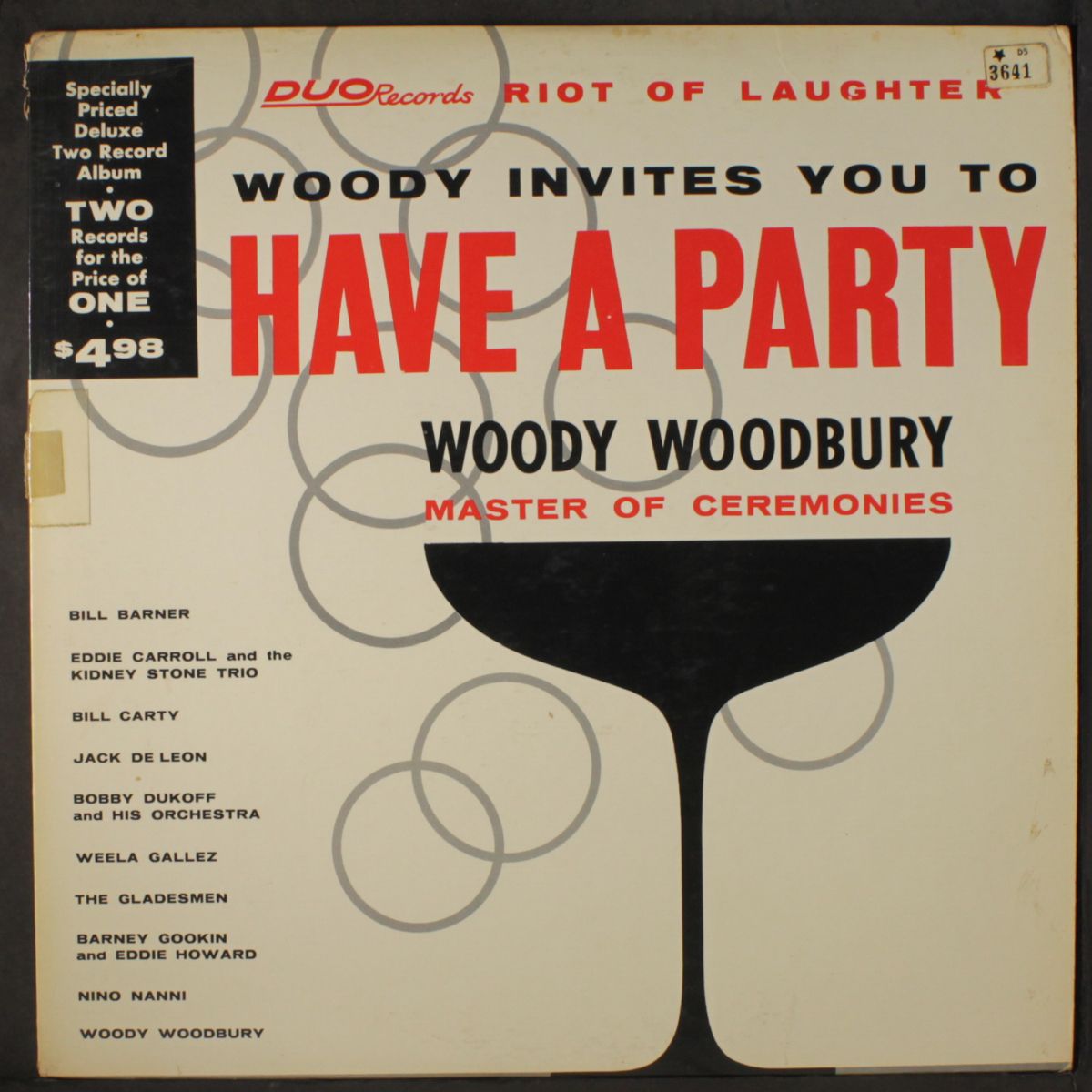 invites you to have a party by WOODY WOODBURY