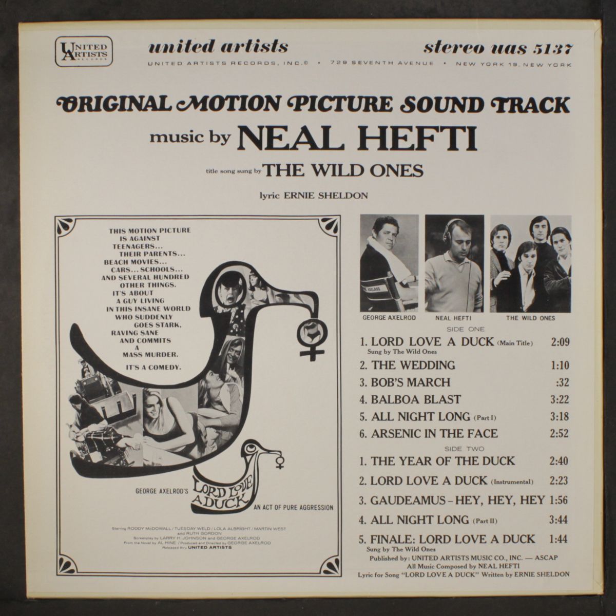 lord love a duck by SOUNDTRACK