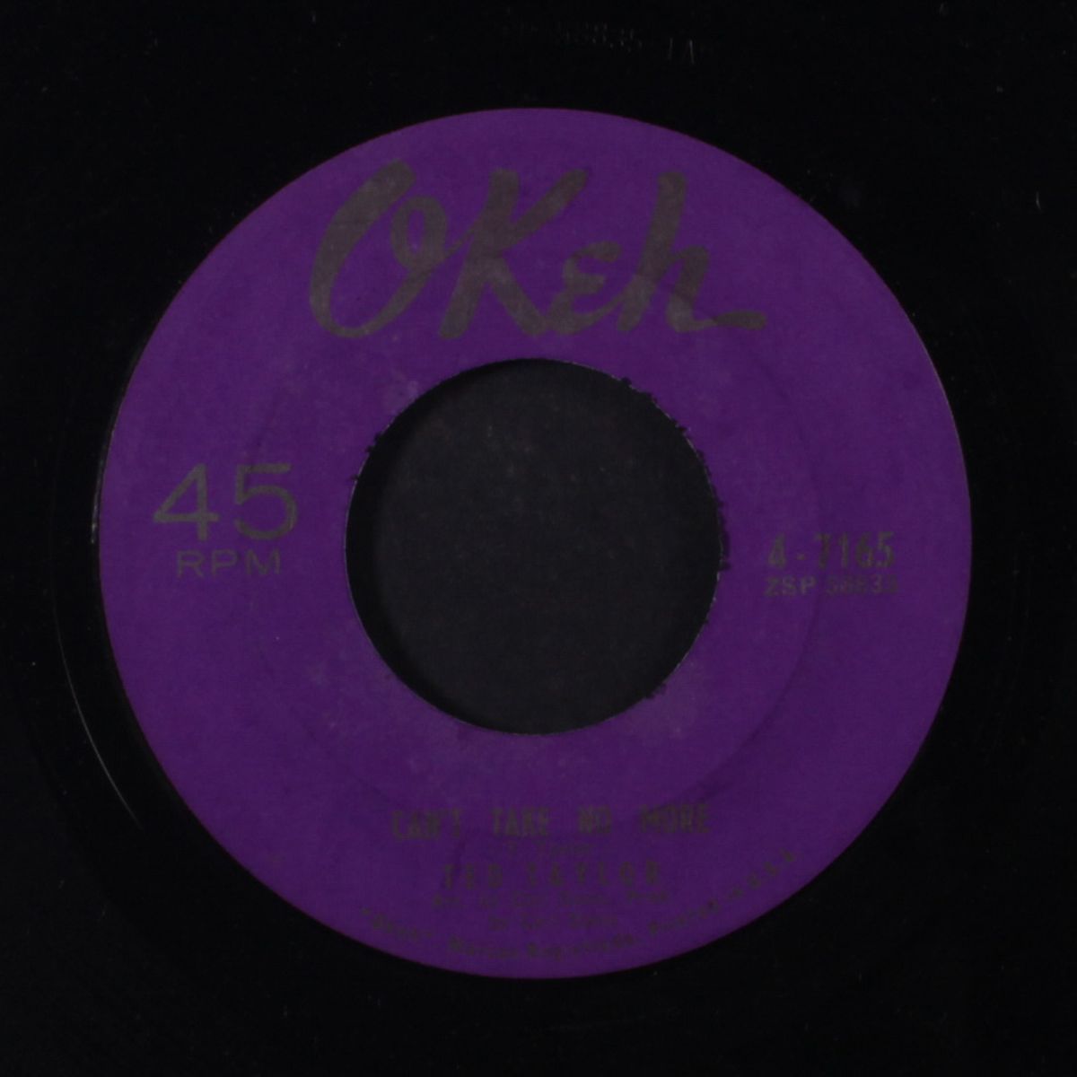 i'll release you / can't take no more by TED TAYLOR